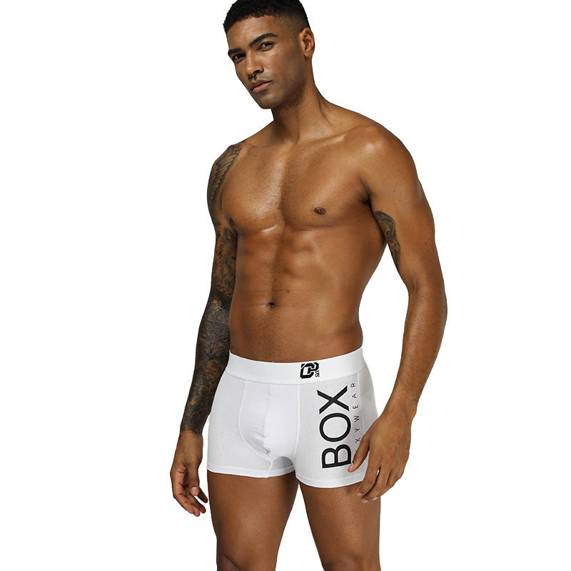 Calzoncillos bóxer cómodos de algodón sexy para hombre Ropa interior para hombre 212