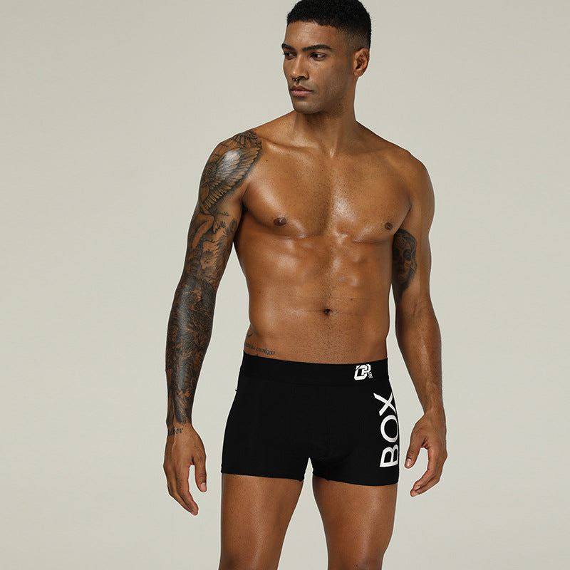 Calzoncillos bóxer cómodos de algodón sexy para hombre Ropa interior para hombre 212