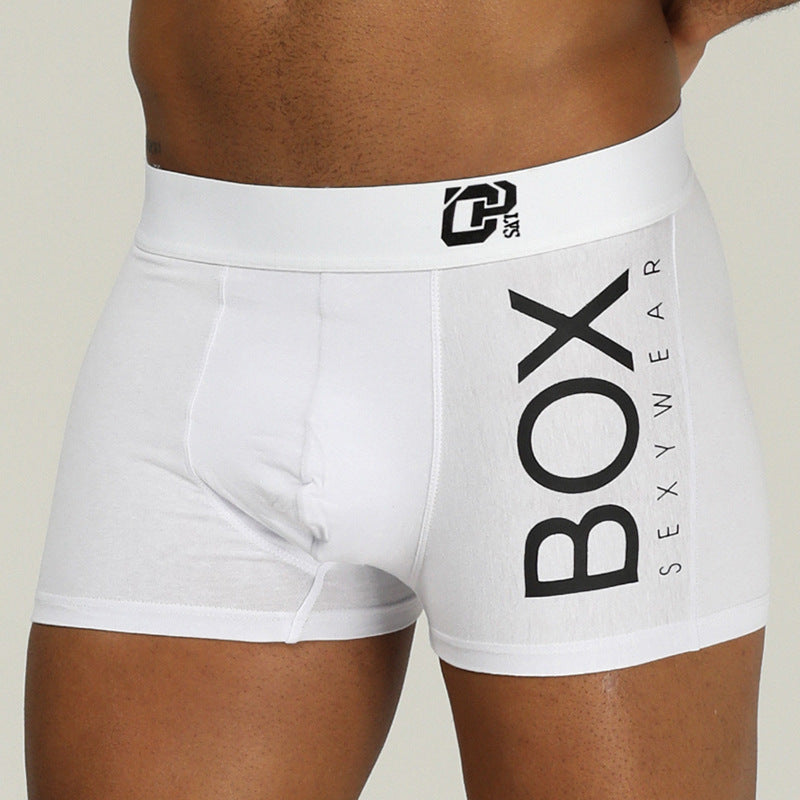 Calzoncillos bóxer cómodos de algodón sexy para hombre Ropa interior para hombre 212